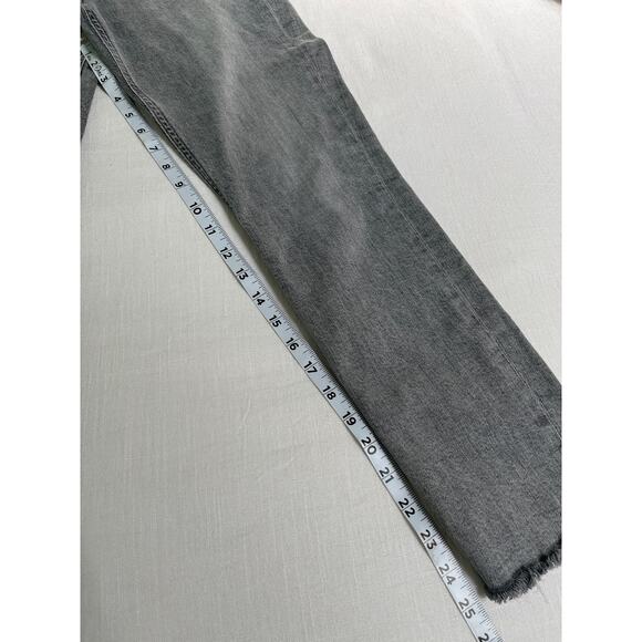 Agolde Nico Washed Gray Denim Jeans Size 26 - Picture 7 of 9